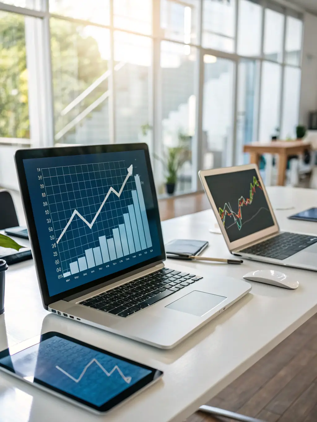 A graph showing increasing profits over time, symbolizing the financial benefits of Avantiq LLC's strategic consulting.